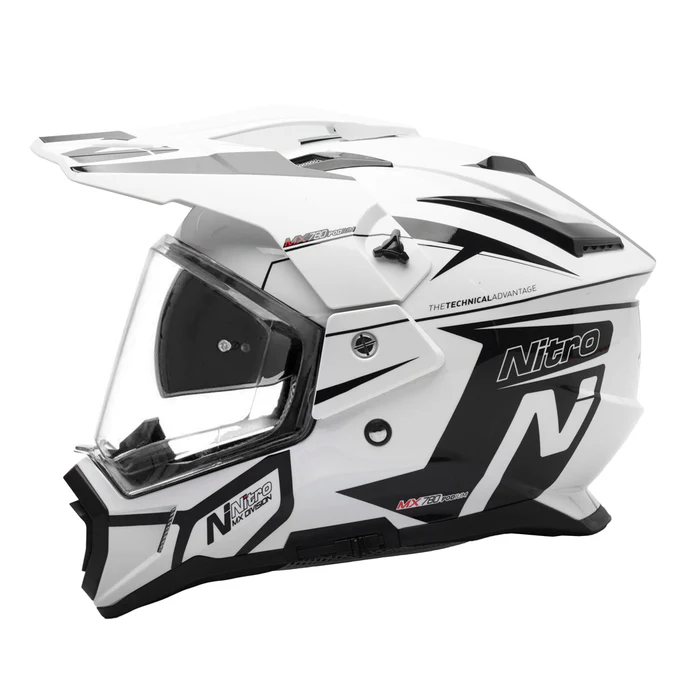 Nitro Helmet Podium Black/White