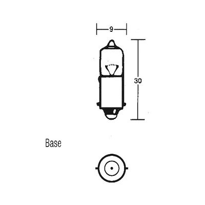 Emgo Globe 12V 20W BA9S Halogen
