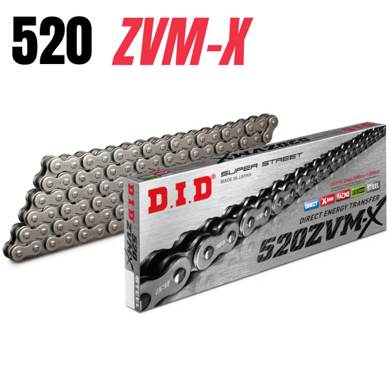 DID Chain 520 120L ZVMX X-Ring Rivet Type ZB Natural