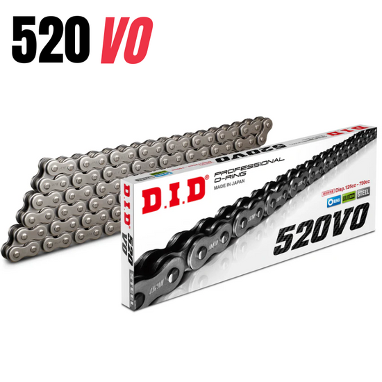 DID Chain 520 120L VO O-Ring Clip Type FB Natural