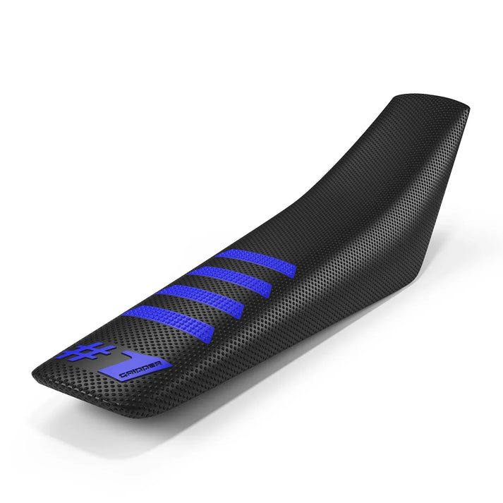 One Gripper Ribbed Seat Cover Black/Blue