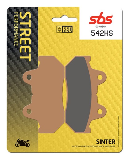 [SBS-542HS] SBS Brake Pad FA69/3 Street Sinter Front