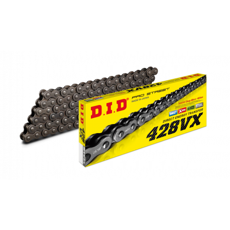 [DID-428VX140FB] DID Chain 428 140L VX X-Ring FB Clip Natural