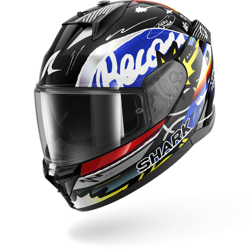 [SRK-HDSKWAL3STRUSHKBU] Shark D-Skwal 3 Full Face Helmet Streetrush KBU