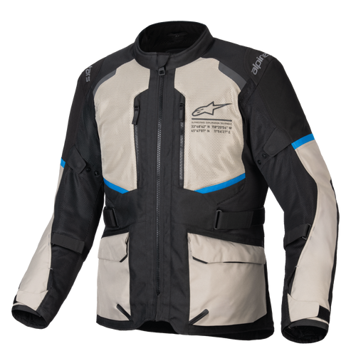 [ALP-AS3207924-1479] Alpinestars Andes Air Drystar Jacket Black/Grey/Blue