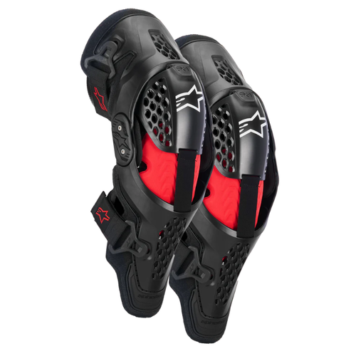 [ALP-AS6500326-1498] Alpinestars SX-1 Plasma Knee Protector Black/Red/Grey
